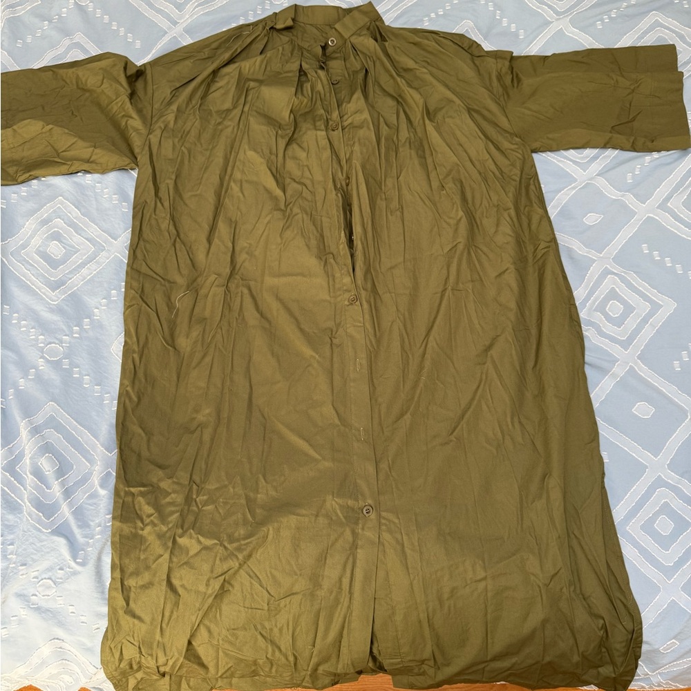 SHEIN Olive Green Tunic Top